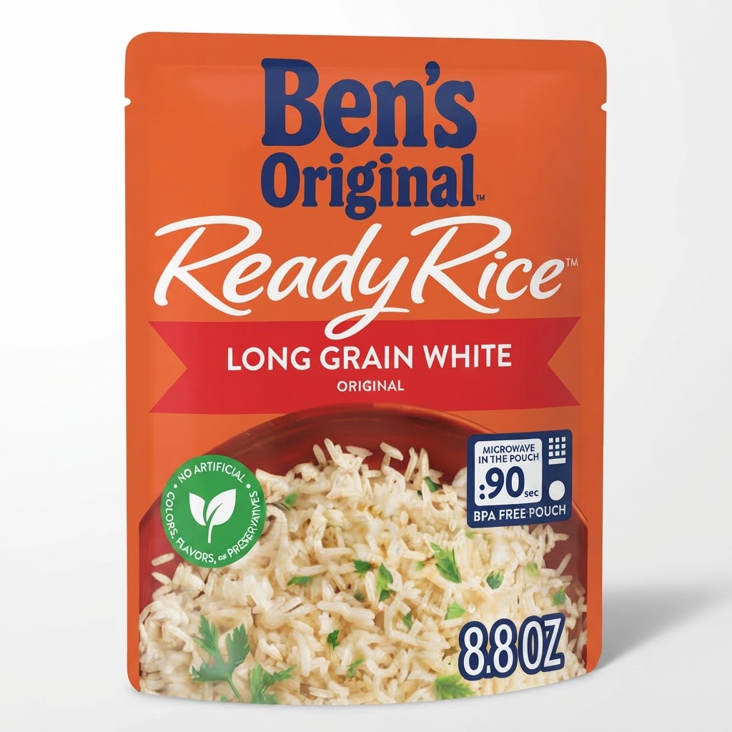 UNCLE BEN`S ORIGINAL LONG GRNS RICE 8.8OZ - Thumbnail 3