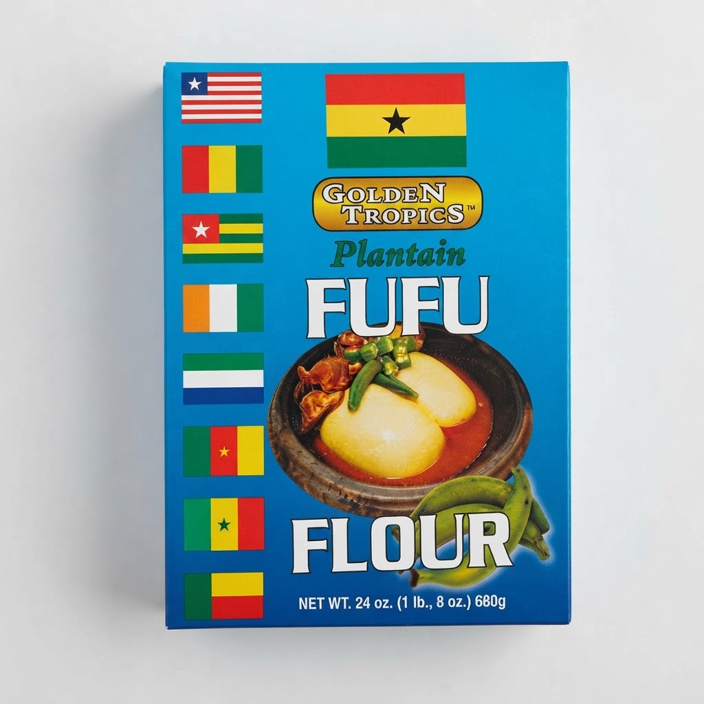 GOLDEN TROPICS PLANTAIN FUFU 24OZ - Thumbnail 4