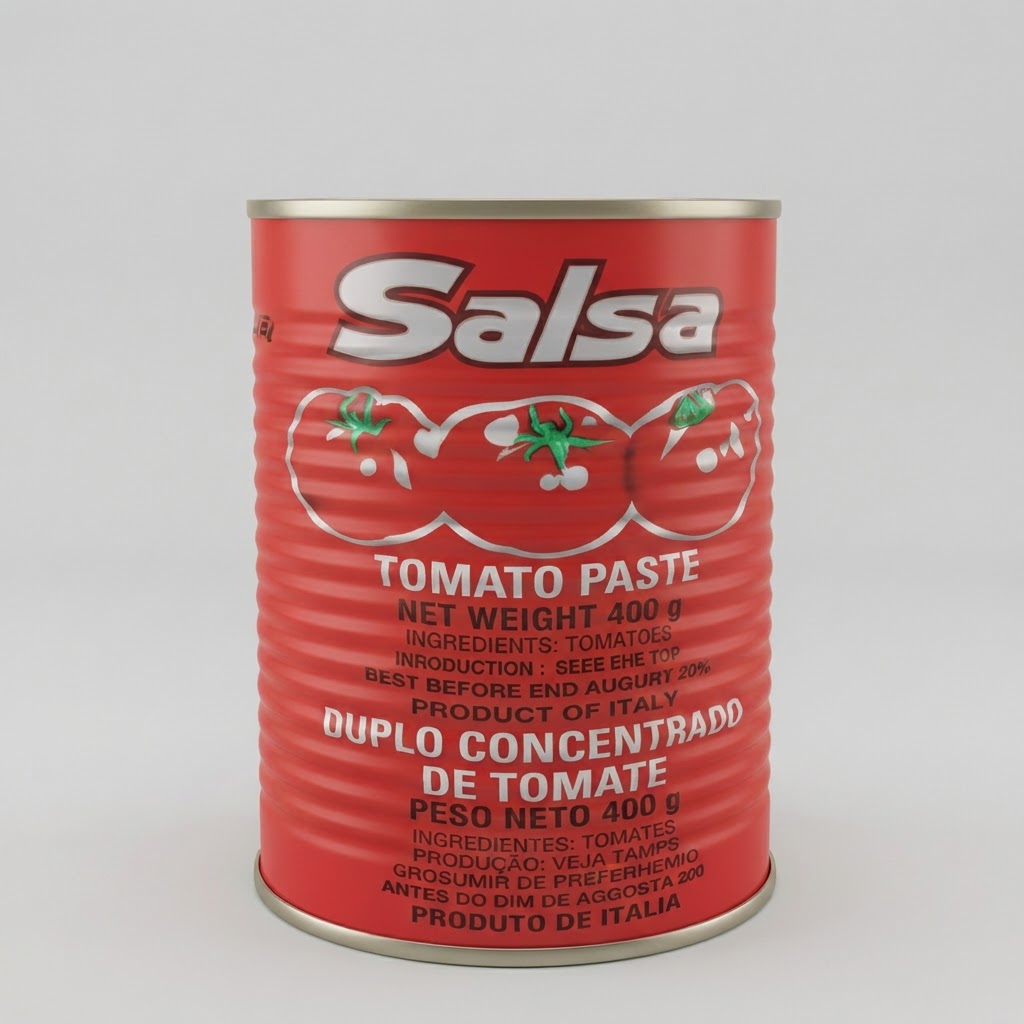 SALSA TOMATO PASTE 400G - Thumbnail 2