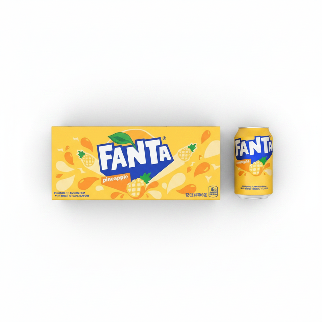 FANTA PINEAPPLE 12OZ/12PK - Thumbnail 4