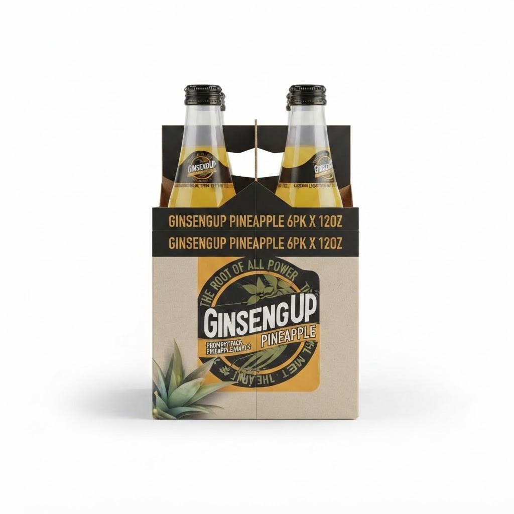 GINSENGUP PINEAPPLE 6PK X 12OZ - Thumbnail 3