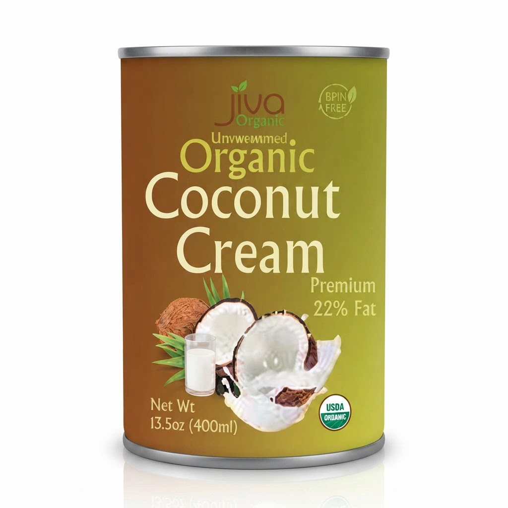 JIVA ORGANIC COCONUT CREAM 400ML