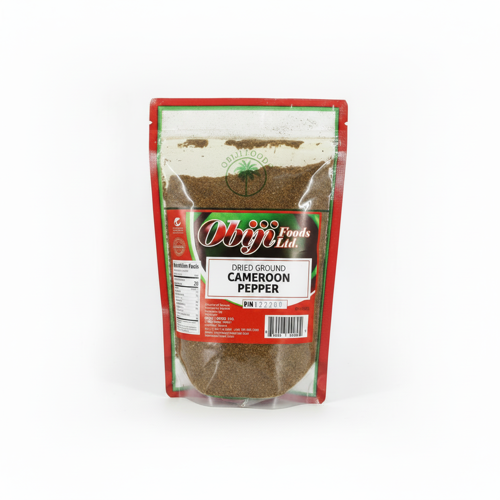OBIJI DRIED GROUND CAMEROON PEPPER 220G - Thumbnail 4