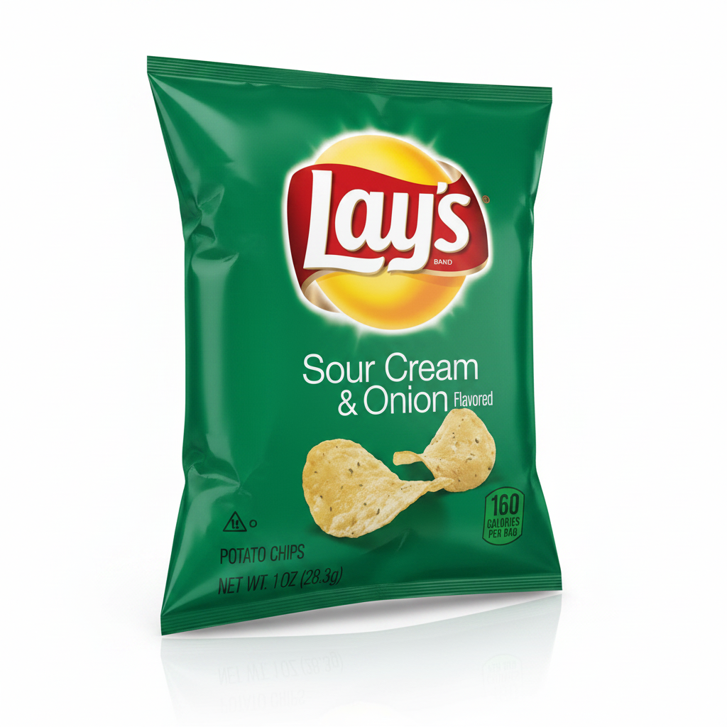 LAYS SOUR CREAM & ONION POTATO 1OZ - Thumbnail 3