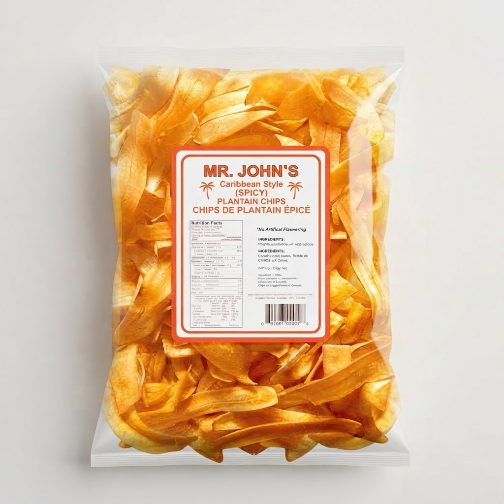 MR.JOHN`S CARIBBEAN PLANTAIN SPICY (275G)/9OZ - Thumbnail 3