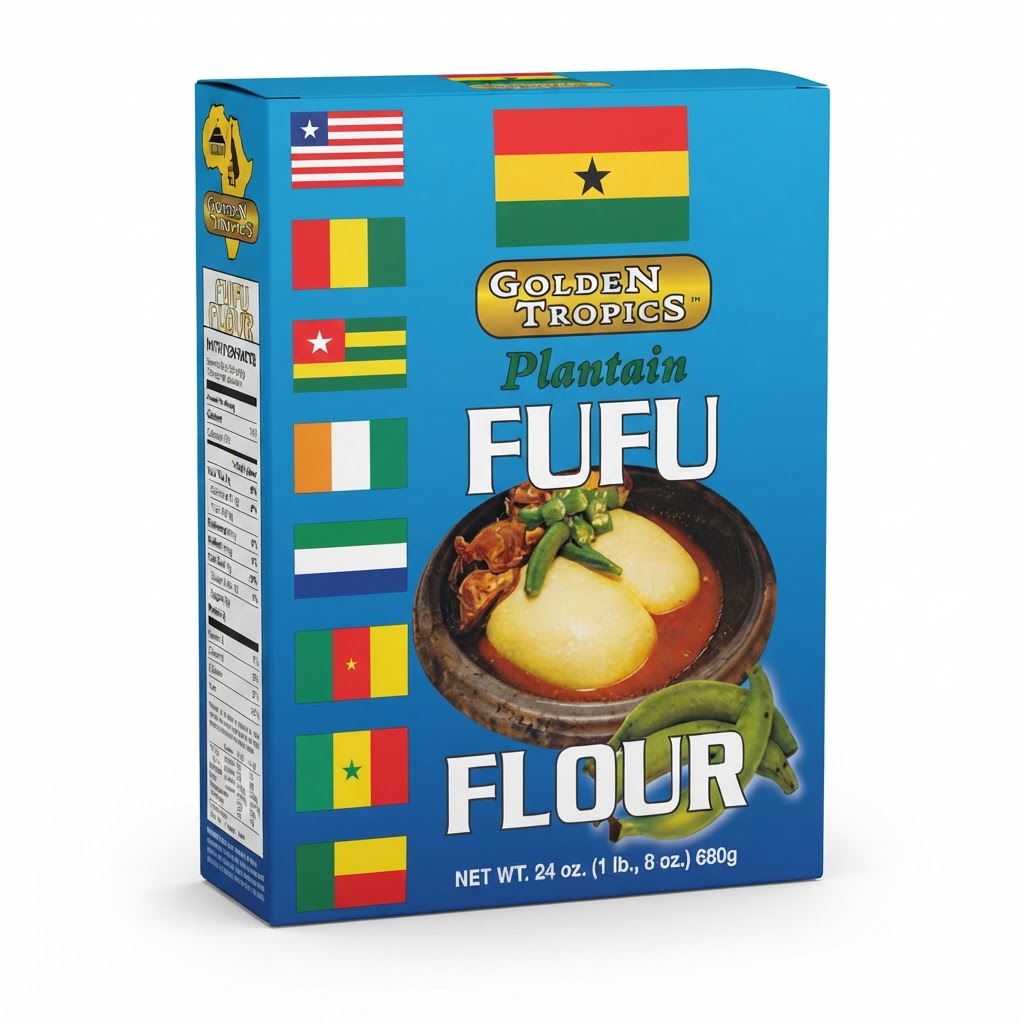 GOLDEN TROPICS PLANTAIN FUFU 24OZ