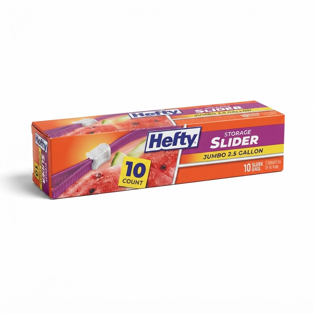 HEFTY STORAGE SLIDER JUMBO (10 CT)