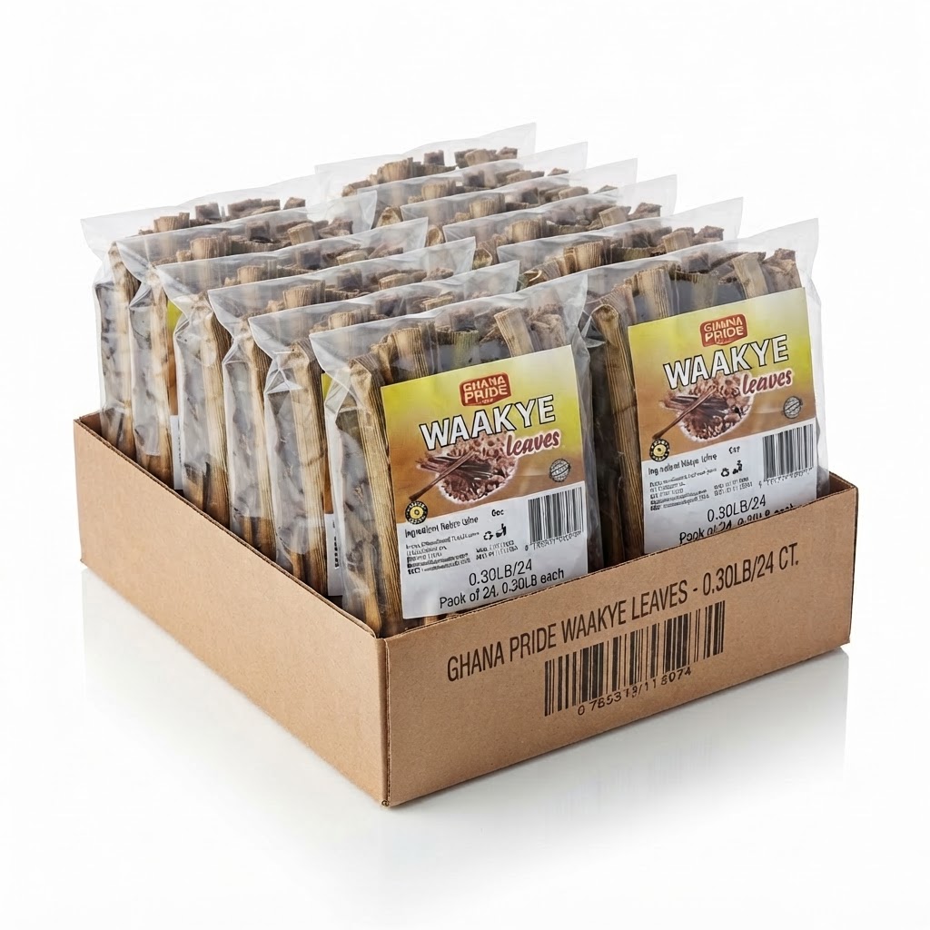 GHANA PRIDE WAAKYE LEAVES 0.30LB/24 IN BOX - Thumbnail 4
