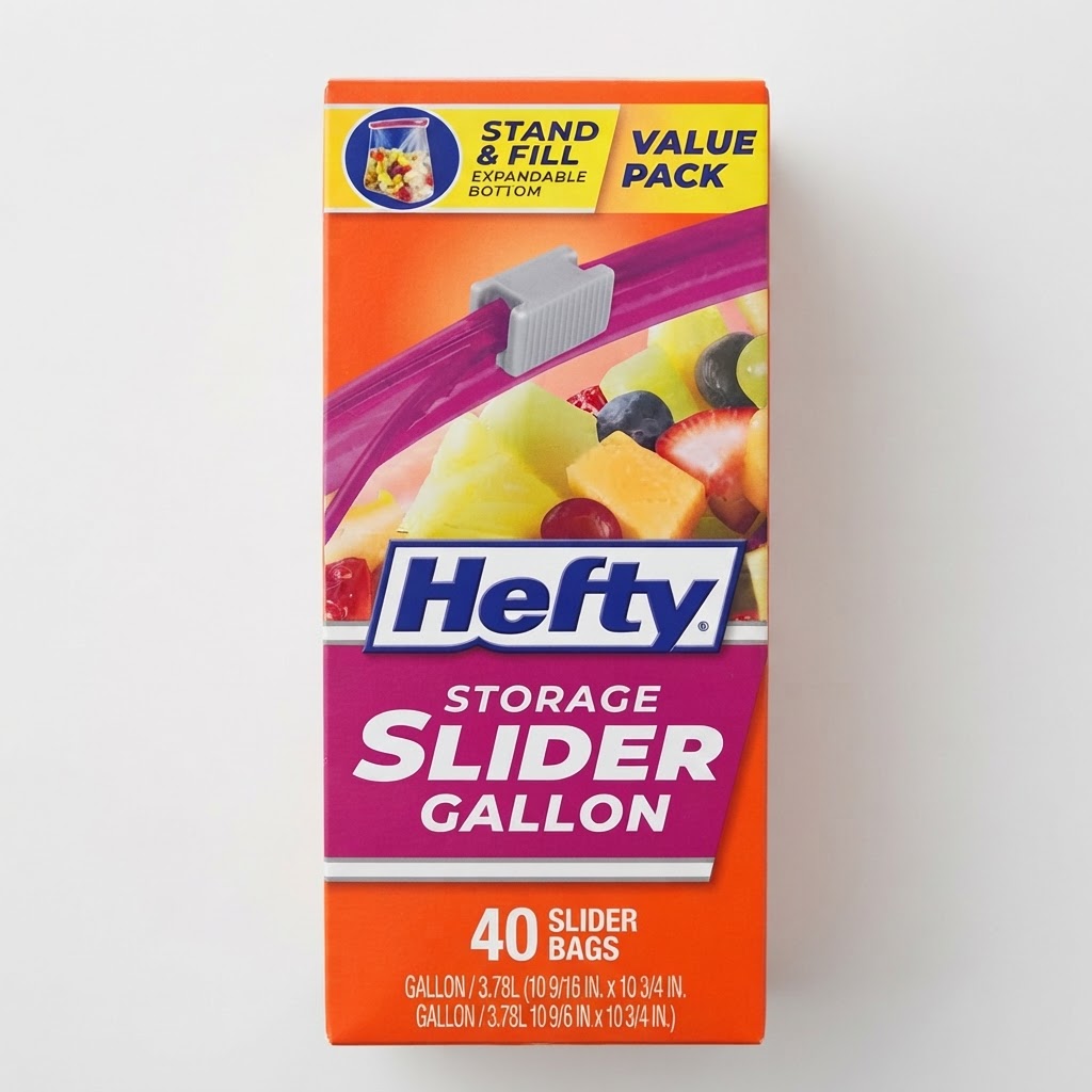 HEFTY STORAGE SLIDER GALLON 3.78L 40CT - Thumbnail 2