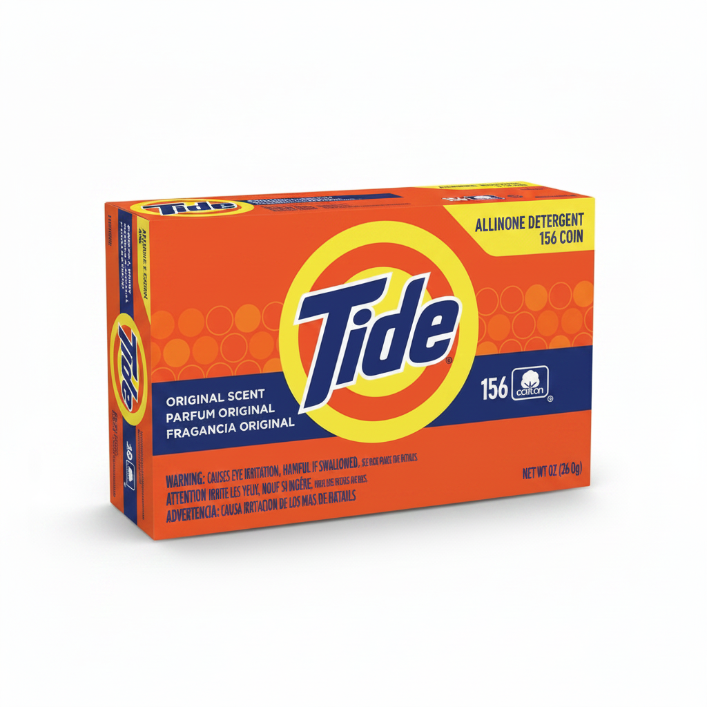 TIDE ALLINONE DETERGENT 156 COIN - Thumbnail 3