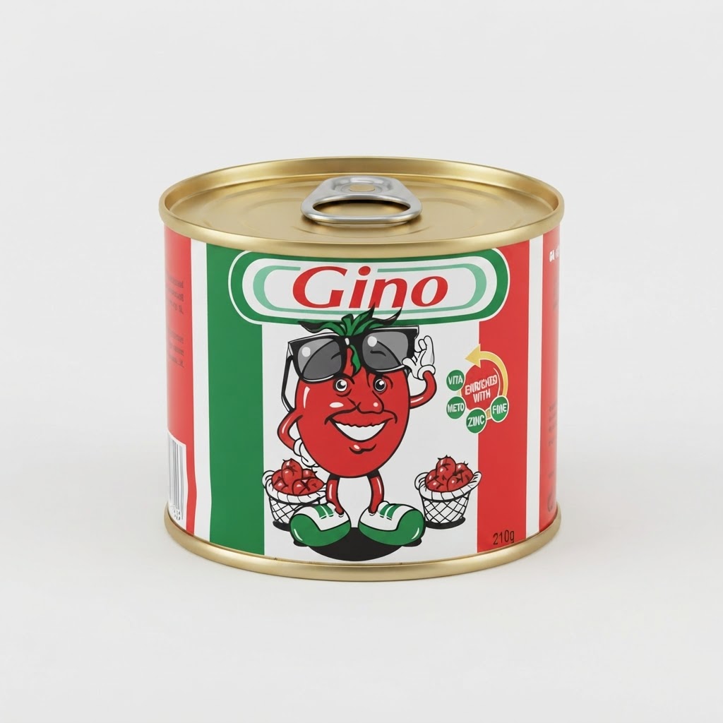 GINO TOMATO PASTE 210G - Thumbnail 2