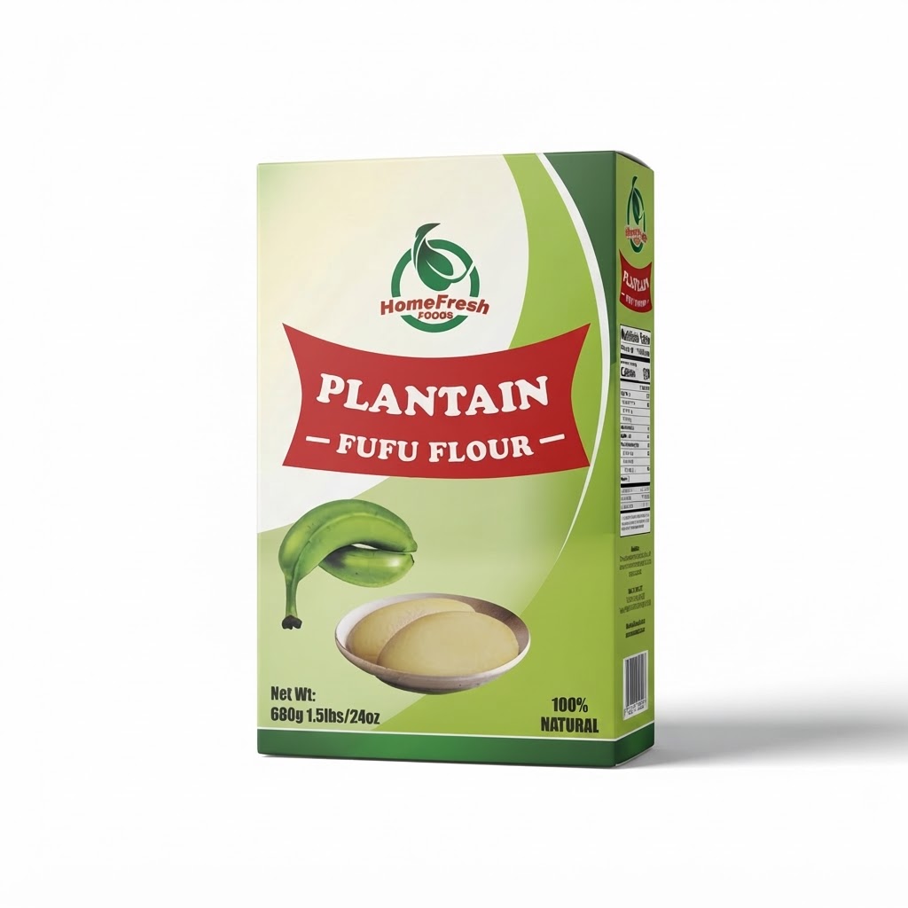 HOME FRESH PLANTAIN FUFU 24OZ