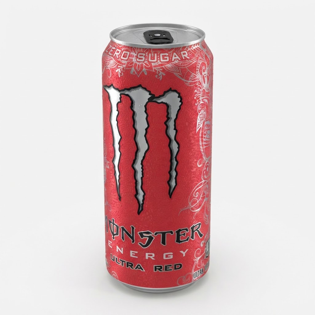 MONSTER ULTRA RED 16OZ - Thumbnail 4