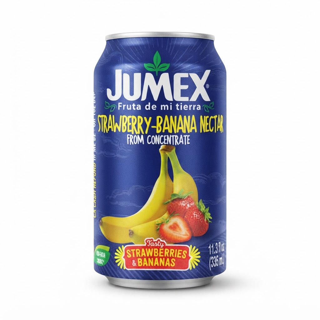 JUMEX STRAWBERRY BANANA NECTAR 335ML