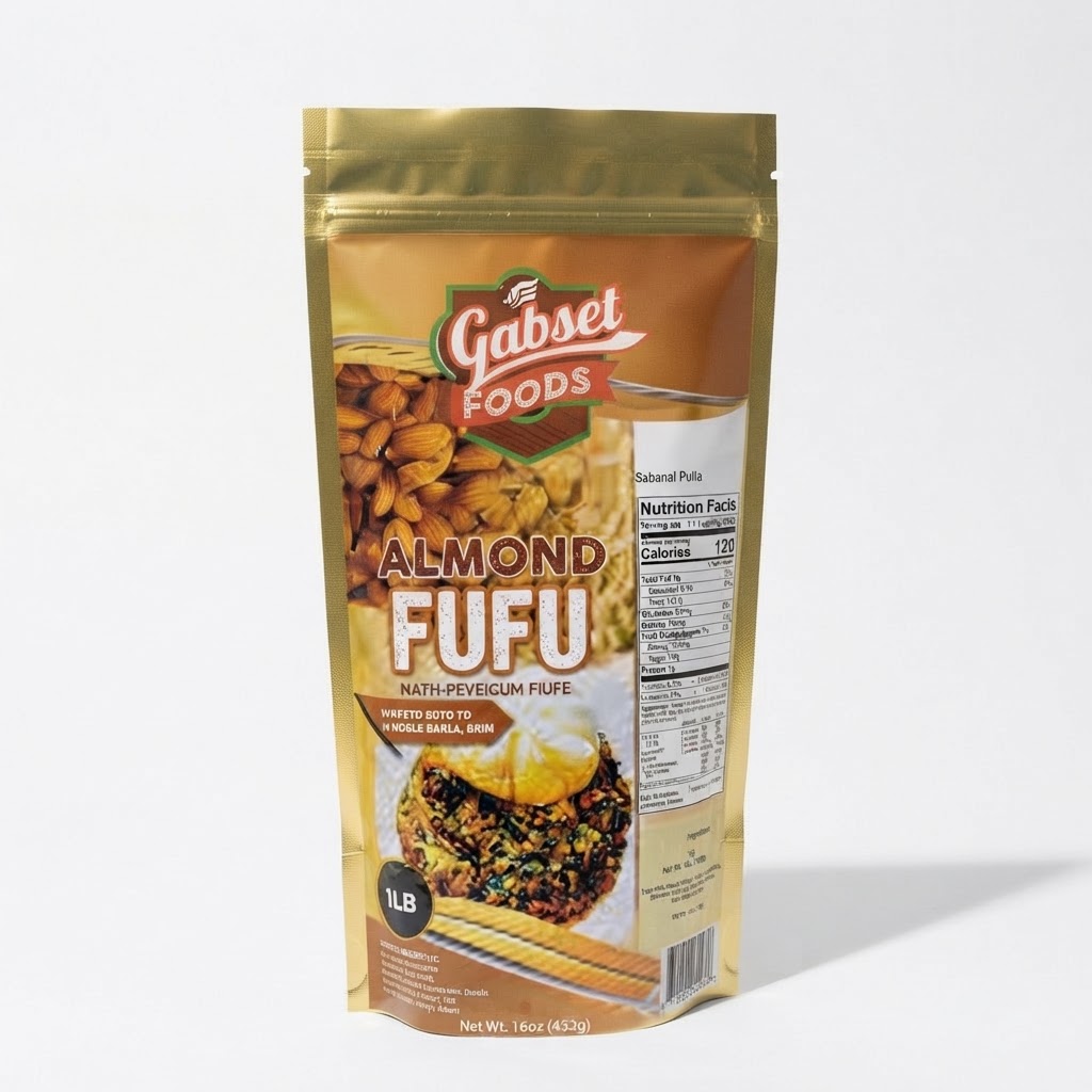 GABSEL ALMOND FUFU 1LB - Thumbnail 2