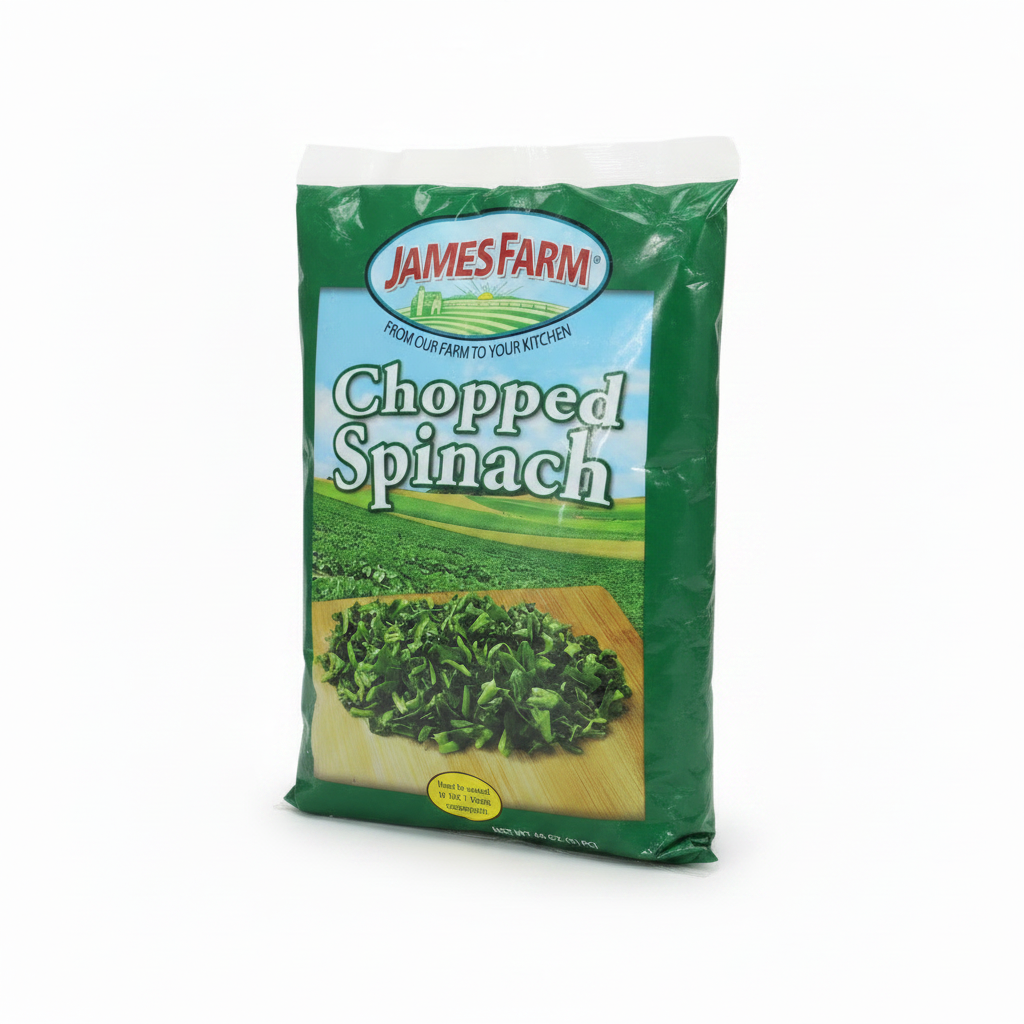 JAMES FARM CHOPPED SPINACH 3LB - Thumbnail 4