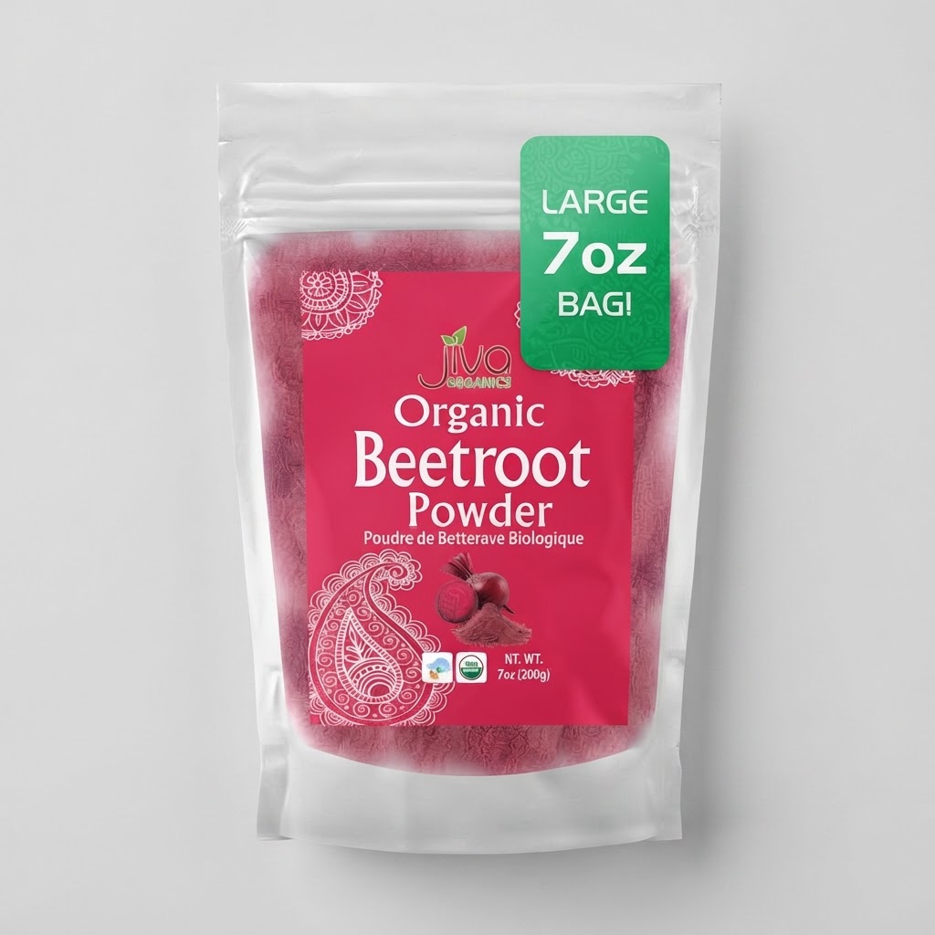 JIVA ORGANIC BEETROOT POWDER 7OZ - Thumbnail 2
