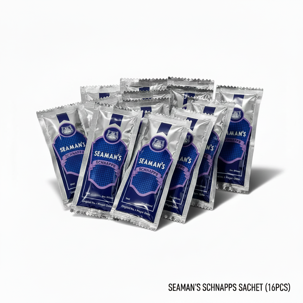 SEAMAN`S SCHNAPPS SACHET (16PCS) - Thumbnail 3