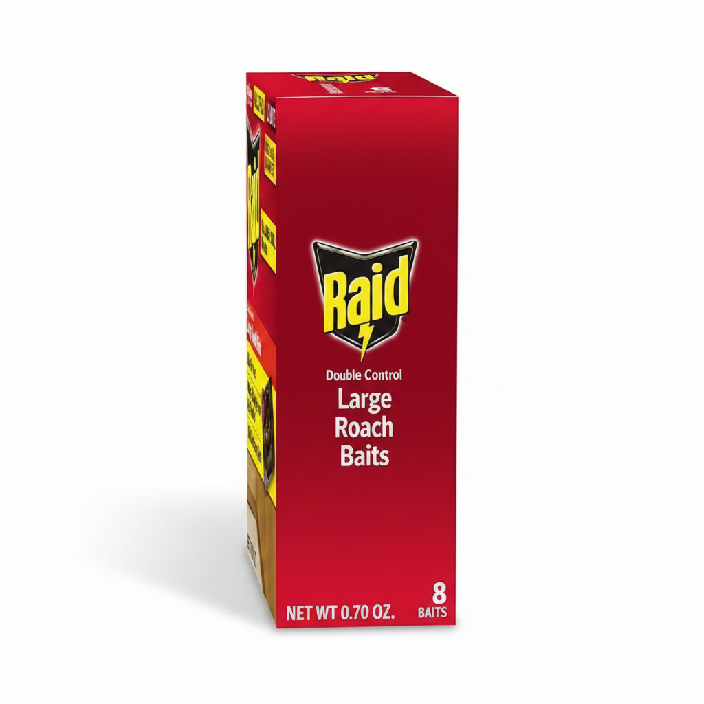 RAID LARGE ROACH 8 BAIT 0.70OZ - Thumbnail 2