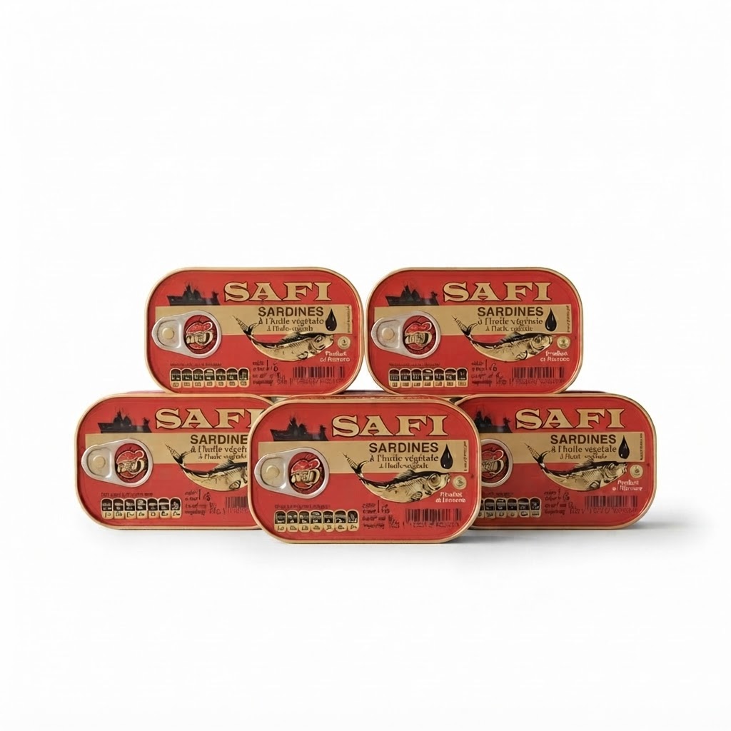 SAFI SARDINES IN VEGETABLE OIL 125G/5PK - Thumbnail 3