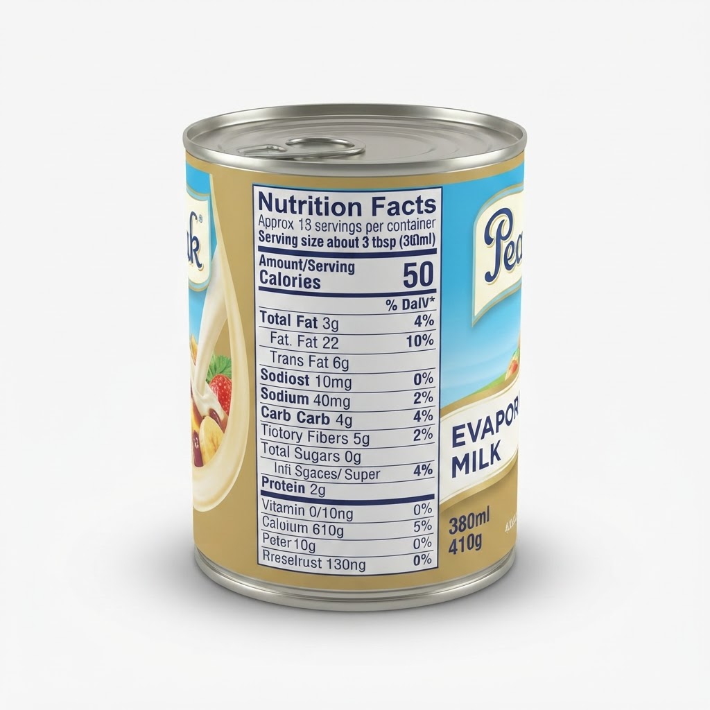 PEAK EVAPORATED MILK 380ML (410G) - Thumbnail 4