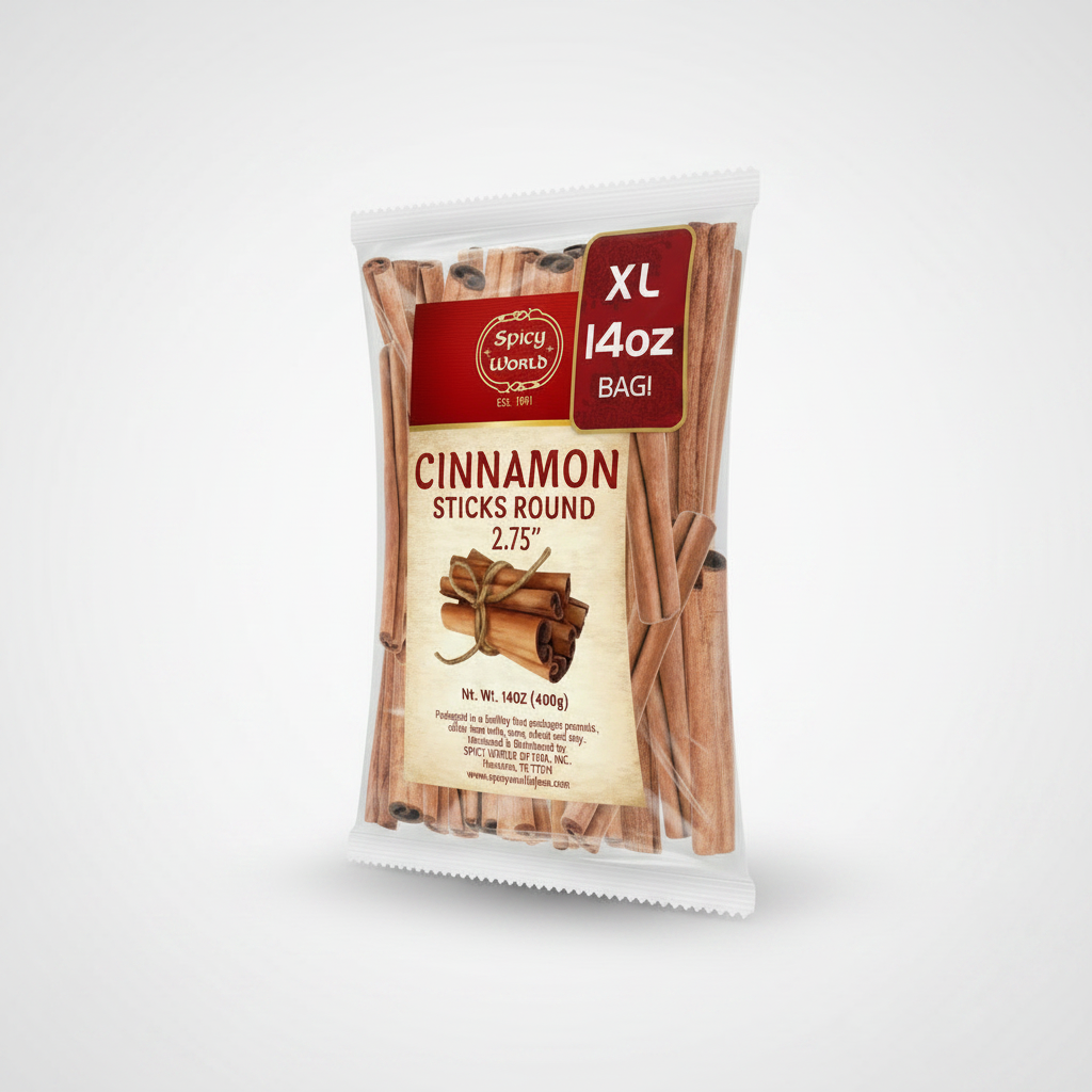 SPICY WORLD CINNAMON ROUND STICKS 14OZ - Thumbnail 3