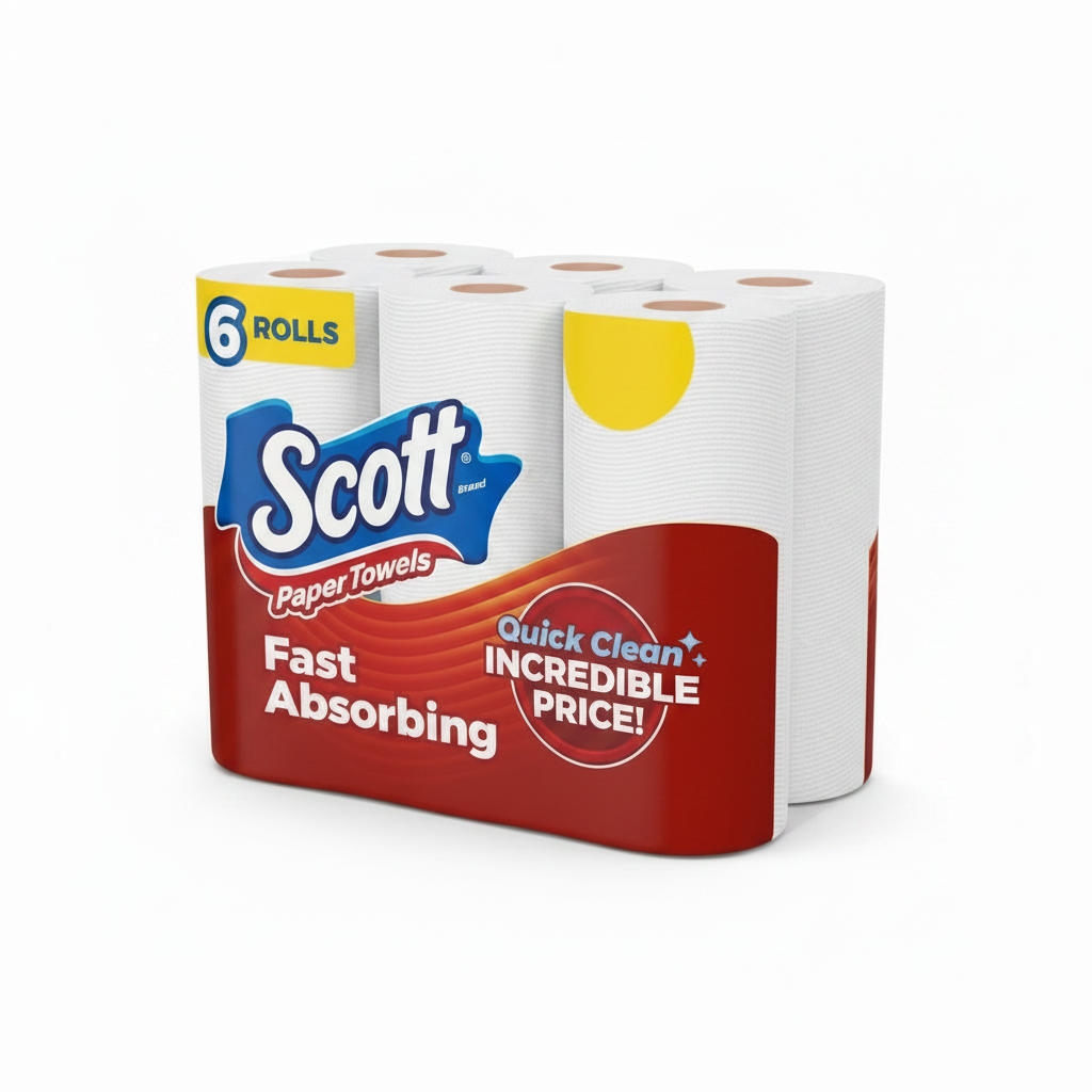 SCOTT PAPER 6ROLLS - Thumbnail 4