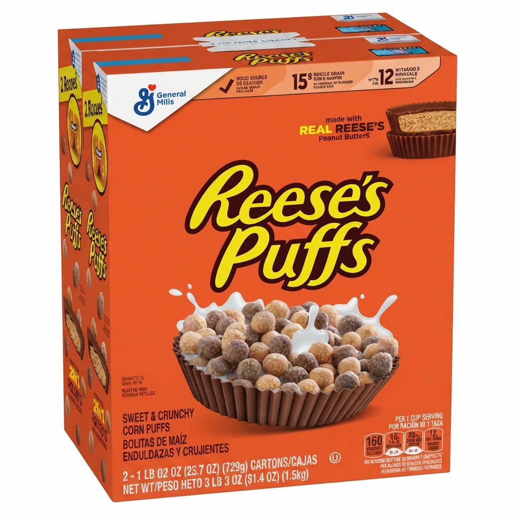 REESES PUFFS 2in1