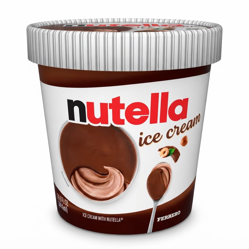 NUTELLA ICE CREAM PINT 14.0 FL OZ (414ML)