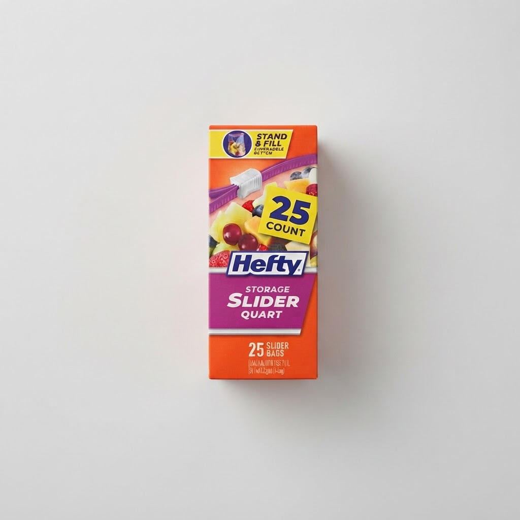 HEFTY ZIP LOCK BAGS 25 COUNT. - Thumbnail 2