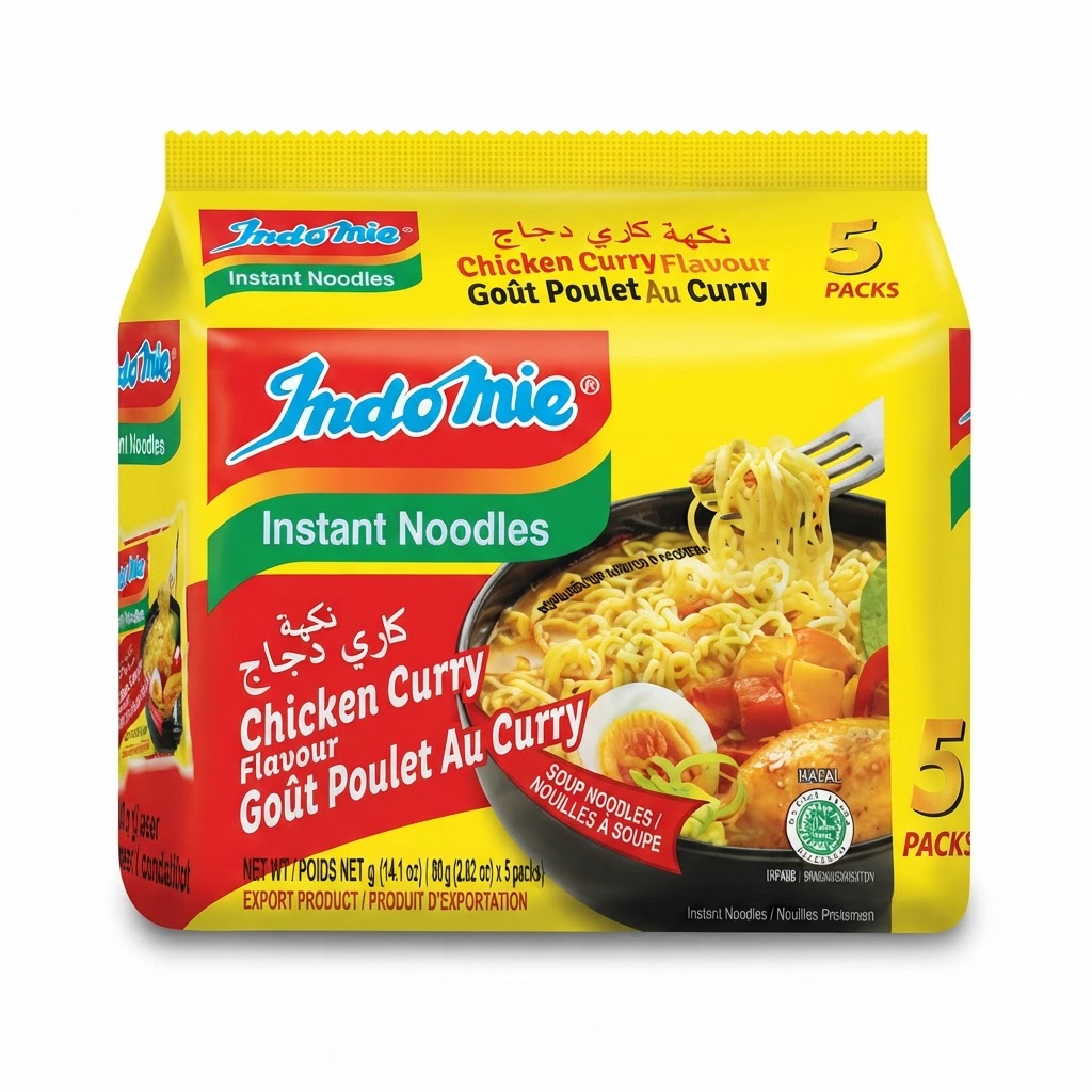 INDONESIA INDOMIE CHICKEN CURRY 5PKx80g