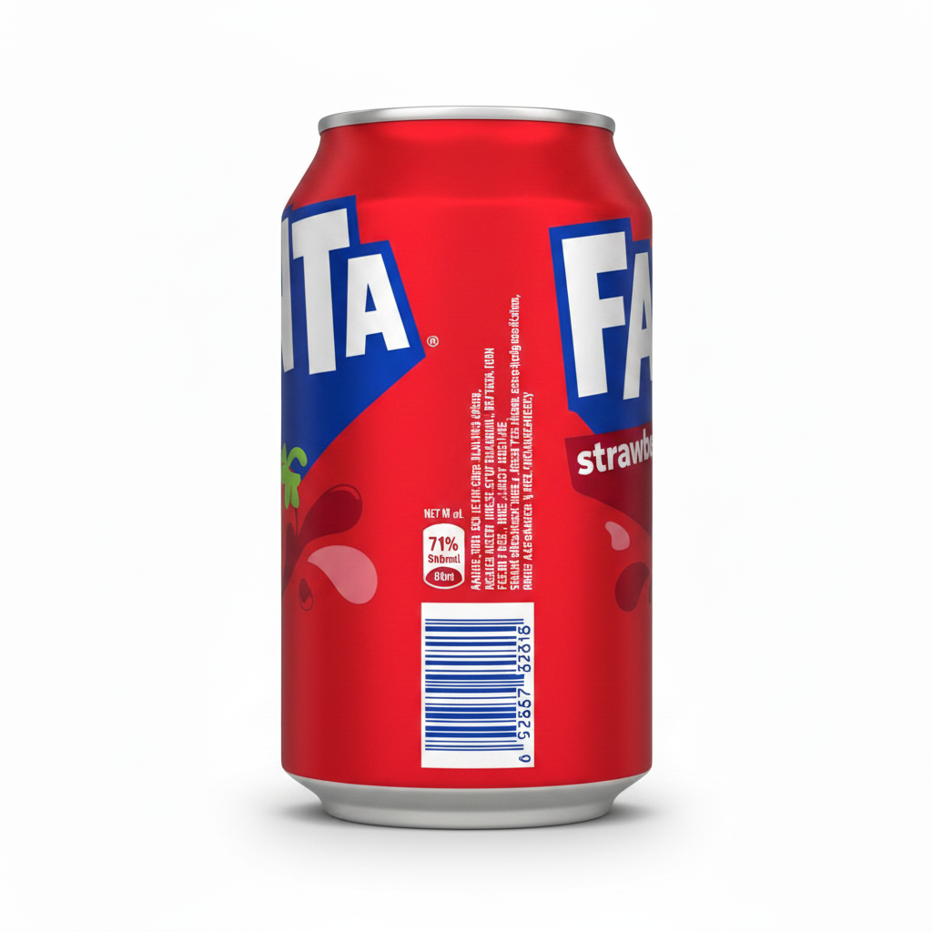 FANTA STRAWBEERY CAN  12OZ/355ML - Thumbnail 2