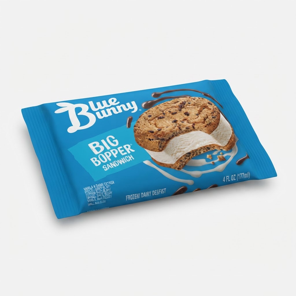 BLUE BUNNY BIG BOPPER SANDWICH 6OZ - Thumbnail 3