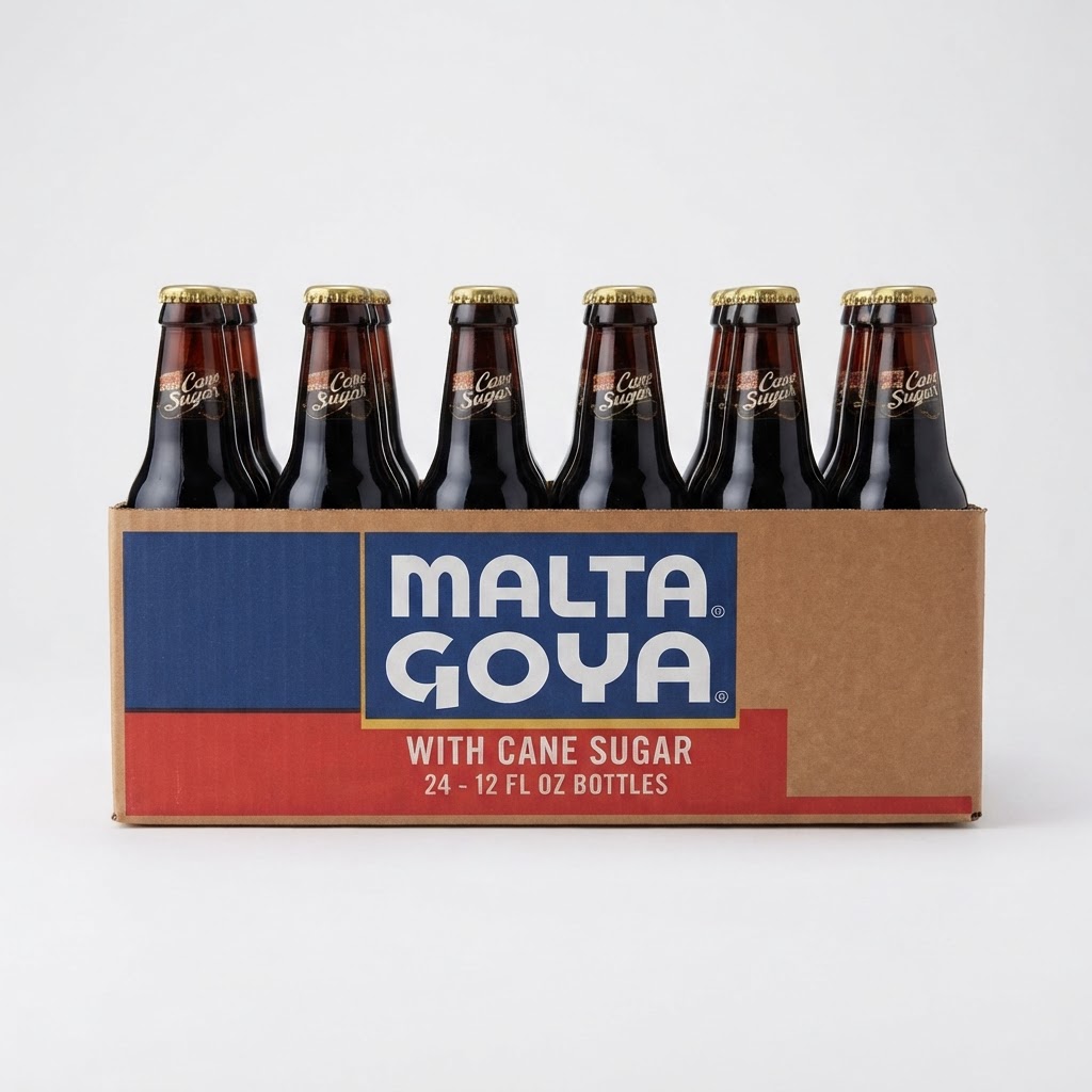 MALTA GOYA WITH CANE SUGAR 12OZ/24PK - Thumbnail 2