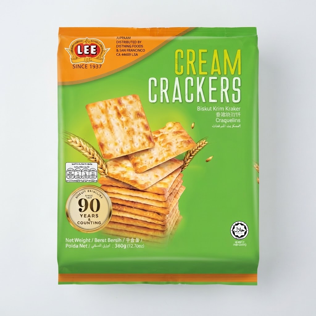 LEE CREAM CRACKERS BISKUT (360G) 12.7OZ - Thumbnail 2