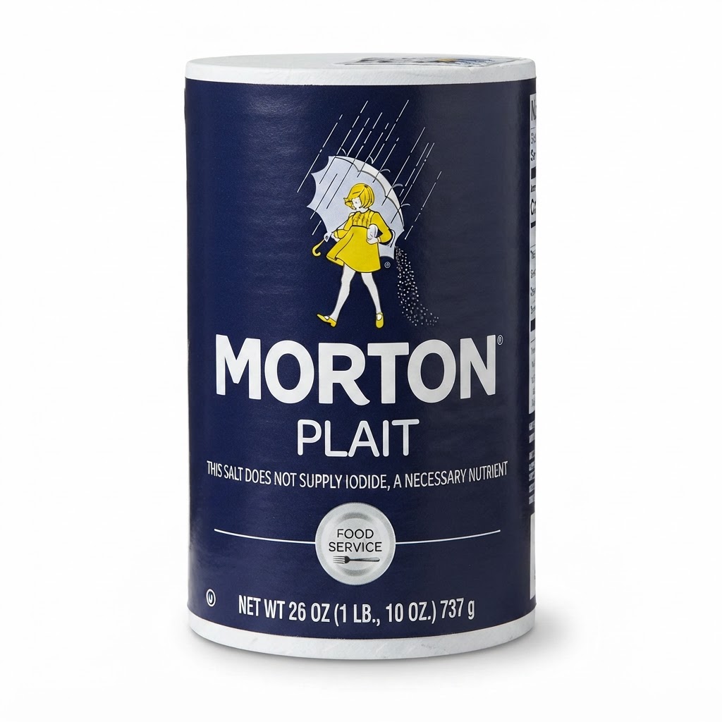 MORTON PLAIN SALT 26OZ
