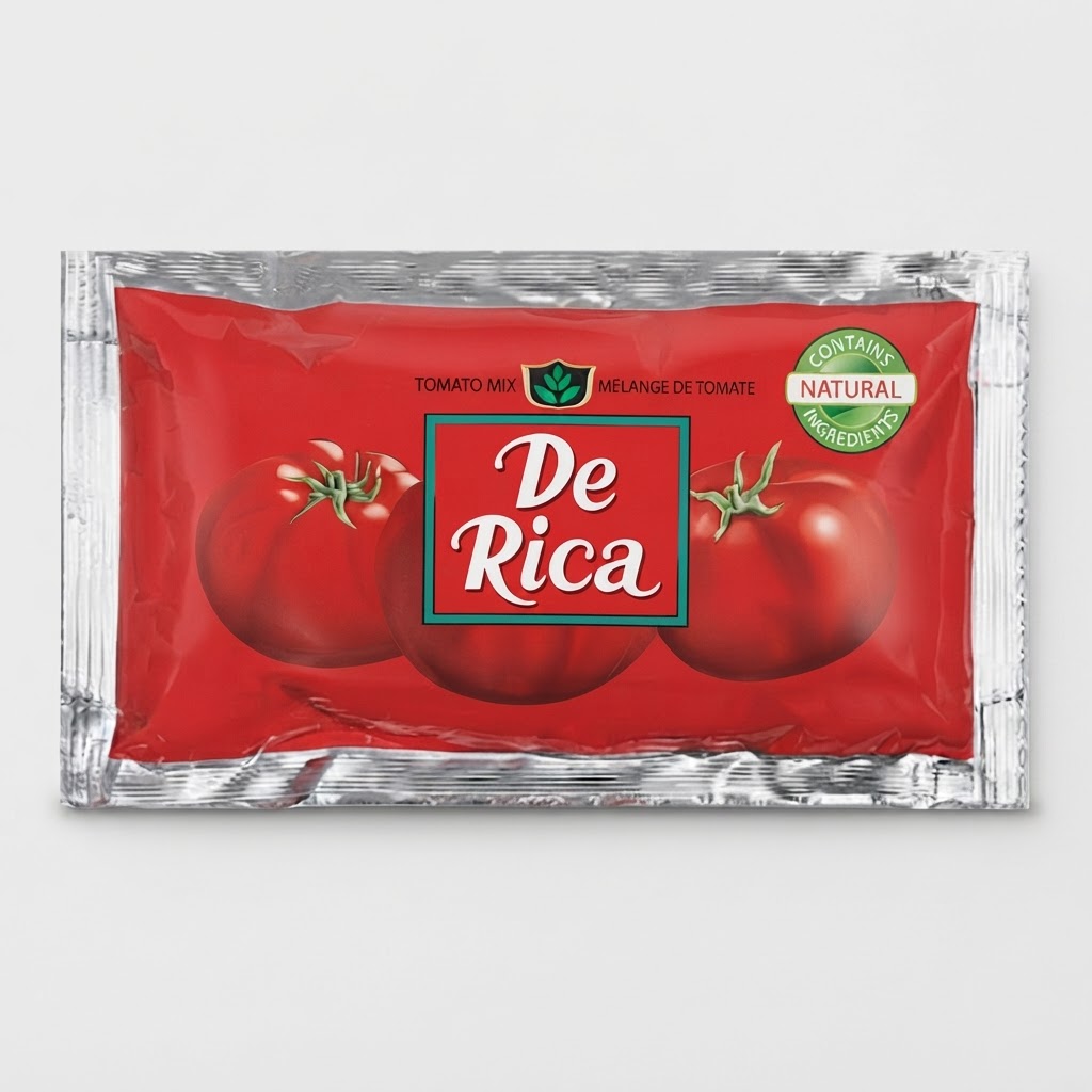 DE RICA TOMATO PASTE SACHET 60G - Thumbnail 3