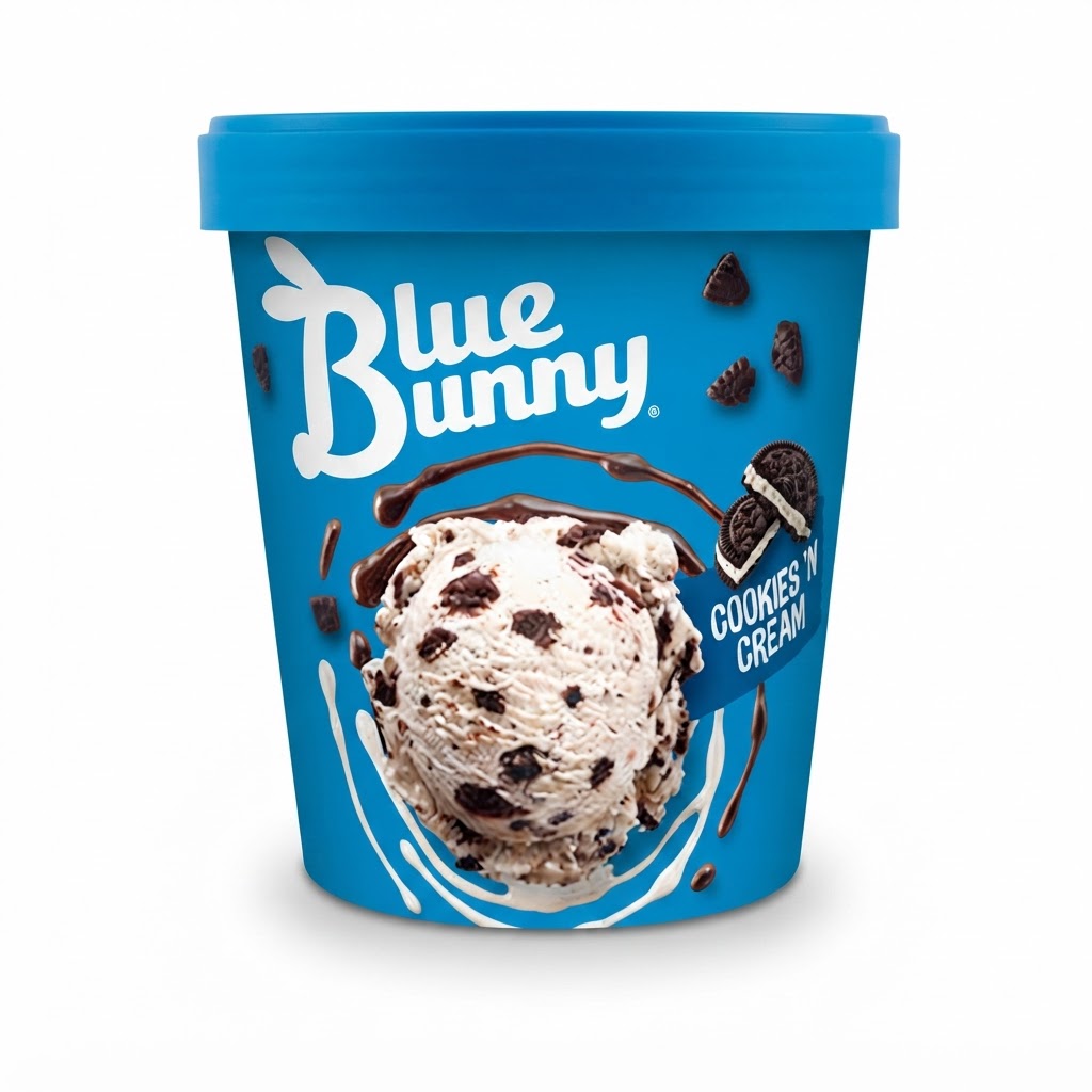 BLUE BUNNY COOKIES N CREAM 14OZ