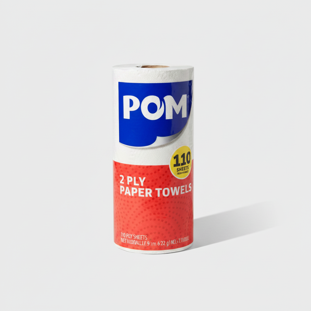 POM PAPER TOWELS 110 SHEETS INDIVIDUALLY - Thumbnail 4