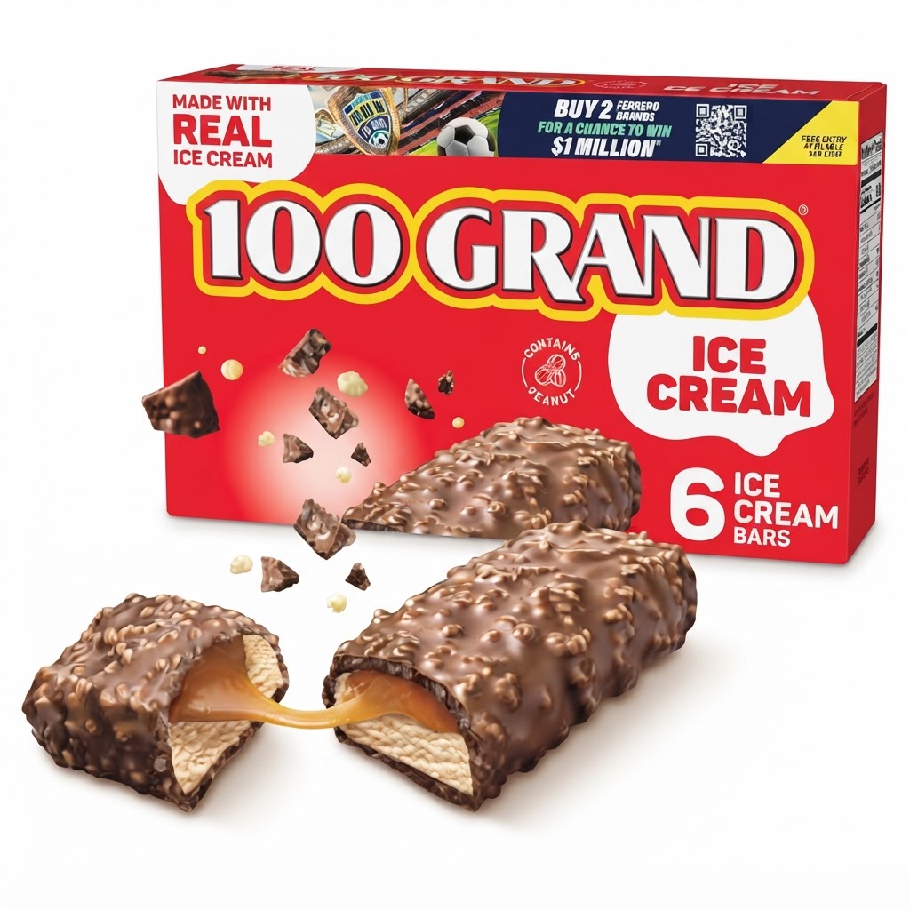 100 GRAND BAR ICE CREAM (6 COUNT X 2OZ)