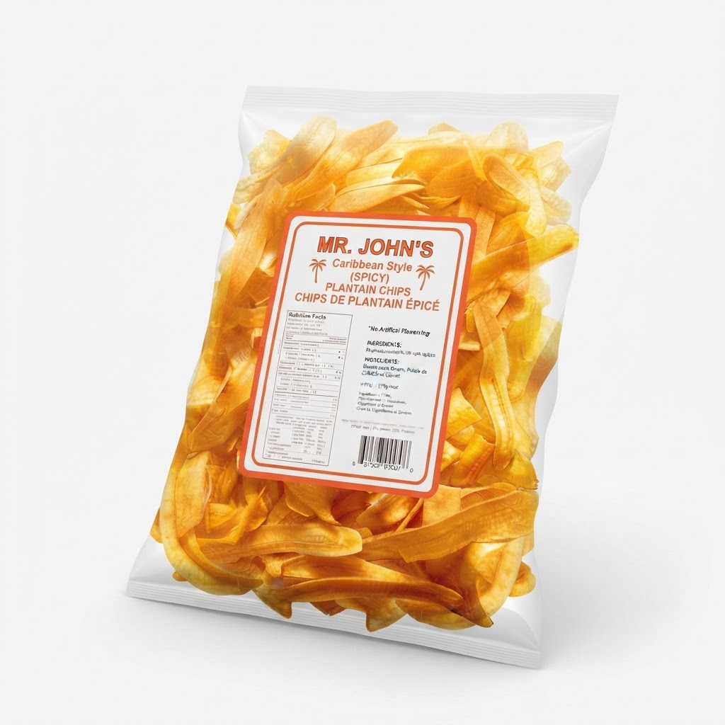 MR.JOHN`S CARIBBEAN PLANTAIN SPICY (275G)/9OZ - Thumbnail 4