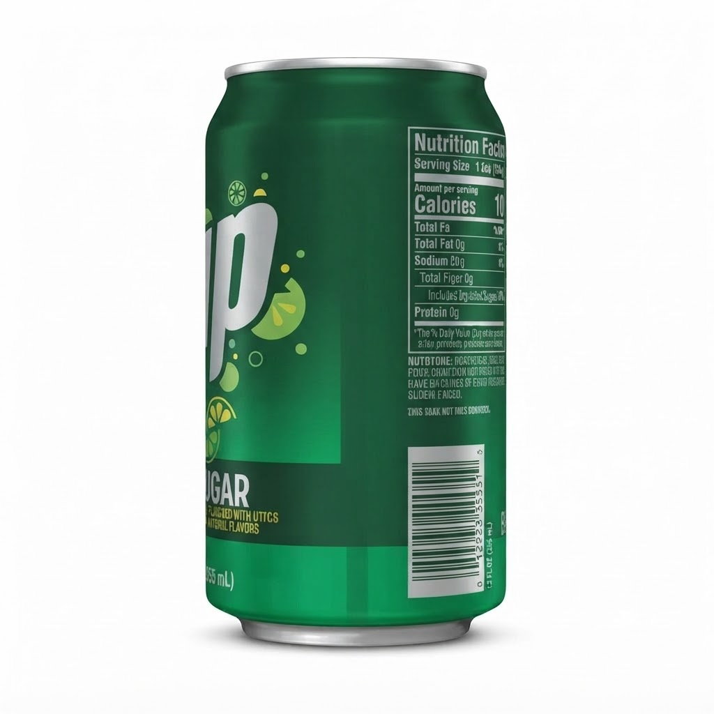 7UP ZERO SUGR LIME LIME SODA 12OZ - Thumbnail 3