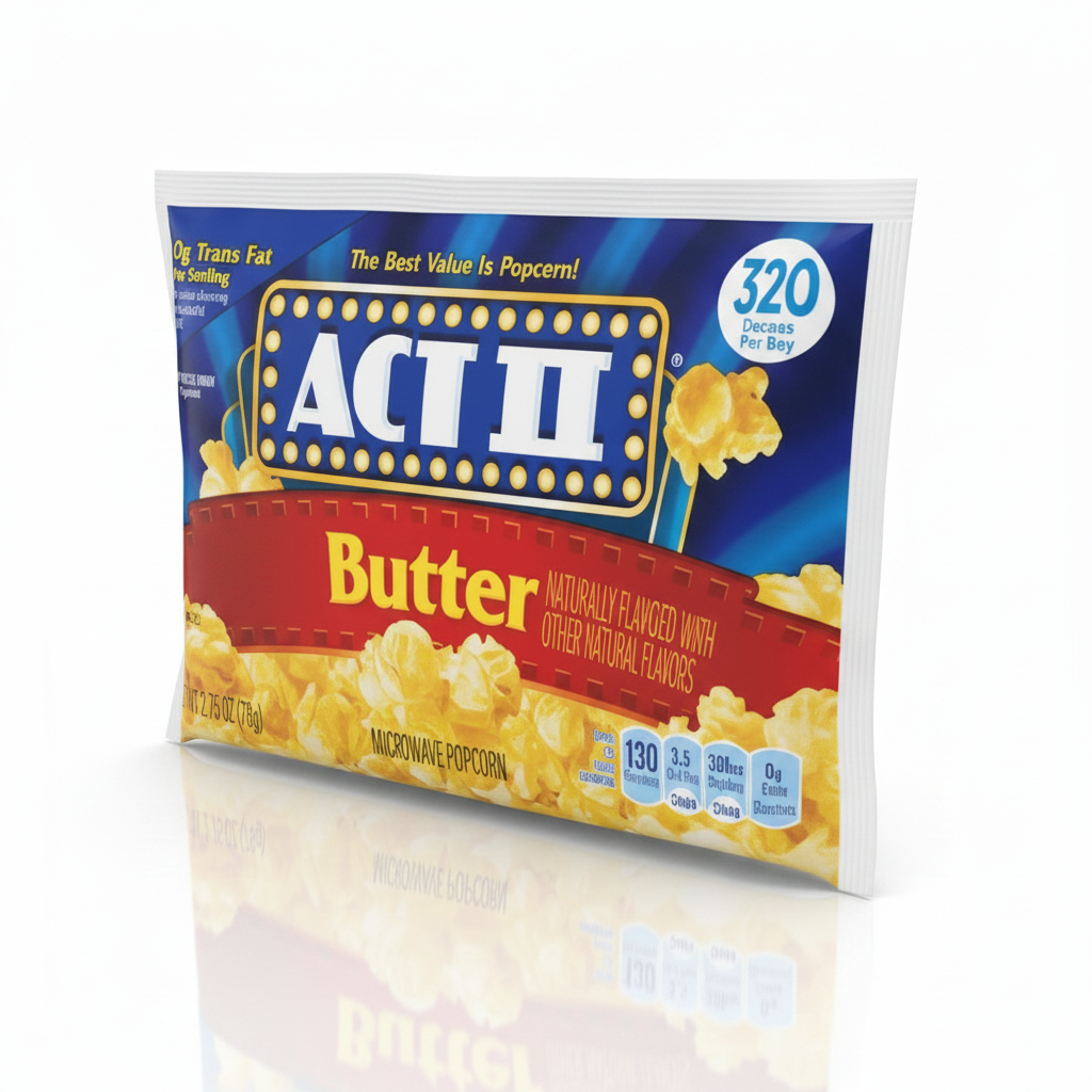 ACT II BUTTER MICROWAVE POPCORN 2.75OZ - Thumbnail 3
