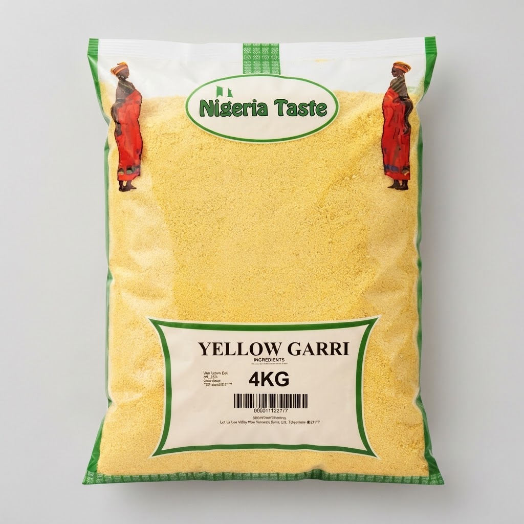 NIGERIA TASTE YELLOW GARRI 4KG - Thumbnail 2