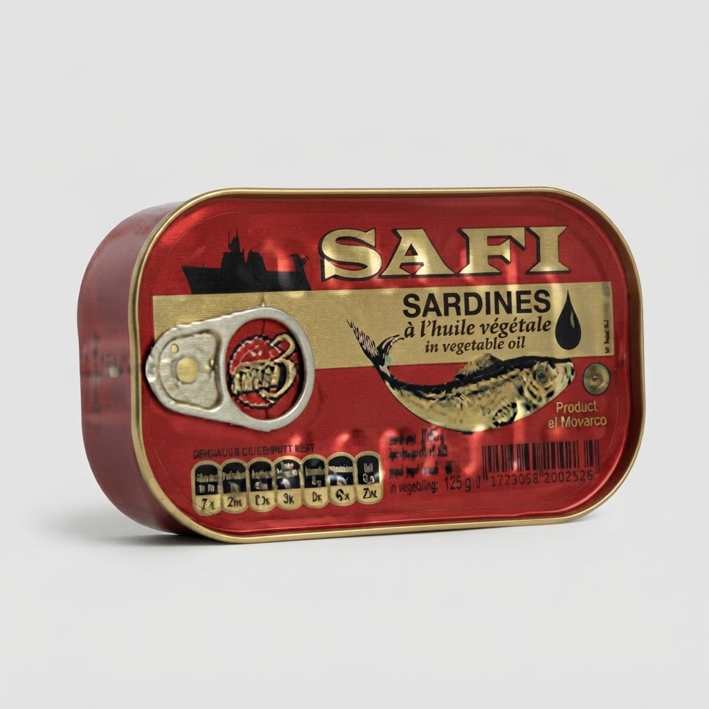 SAFI SARDINES IN VEGETABLE OIL 125G - Thumbnail 3