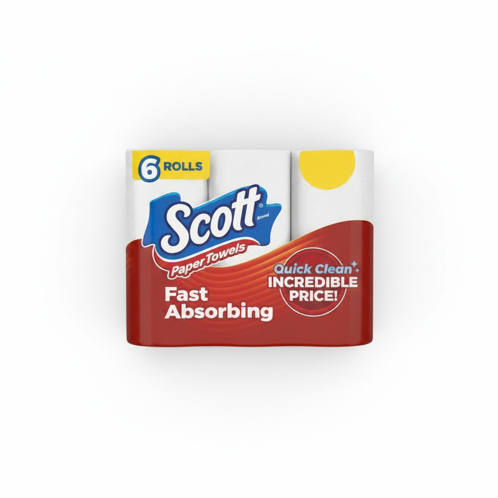 SCOTT PAPER 6ROLLS - Thumbnail 3