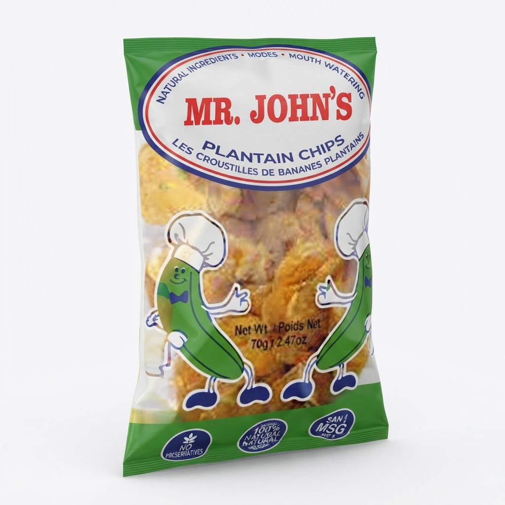 MR.JOHN`S GREEN PLANTAINS CHIPS (70G) - Thumbnail 3