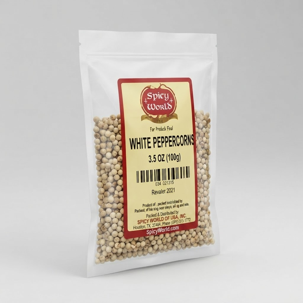 SPICY WORLD WHITE PEPPERCORN 3.5OZ - Thumbnail 4