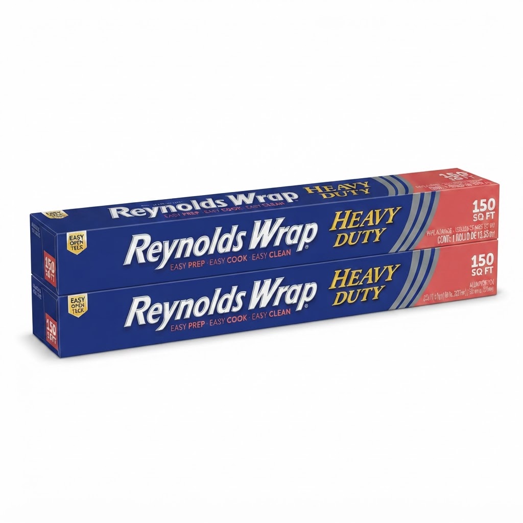 REYNOLD WRAP HEAVY DUTY 18" ALUM. 150FT SQ 2PK