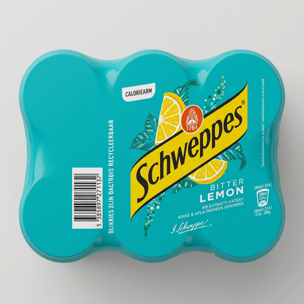 SCHWEPPES BITTER LEMON CAN 33CL 6PACK - Thumbnail 3